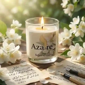 Seher-e-Gul Jasmine Scented Candle