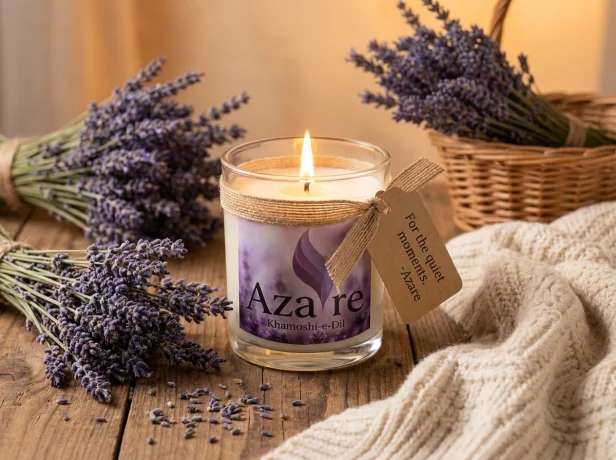 Lavender Scented Candle Azaire