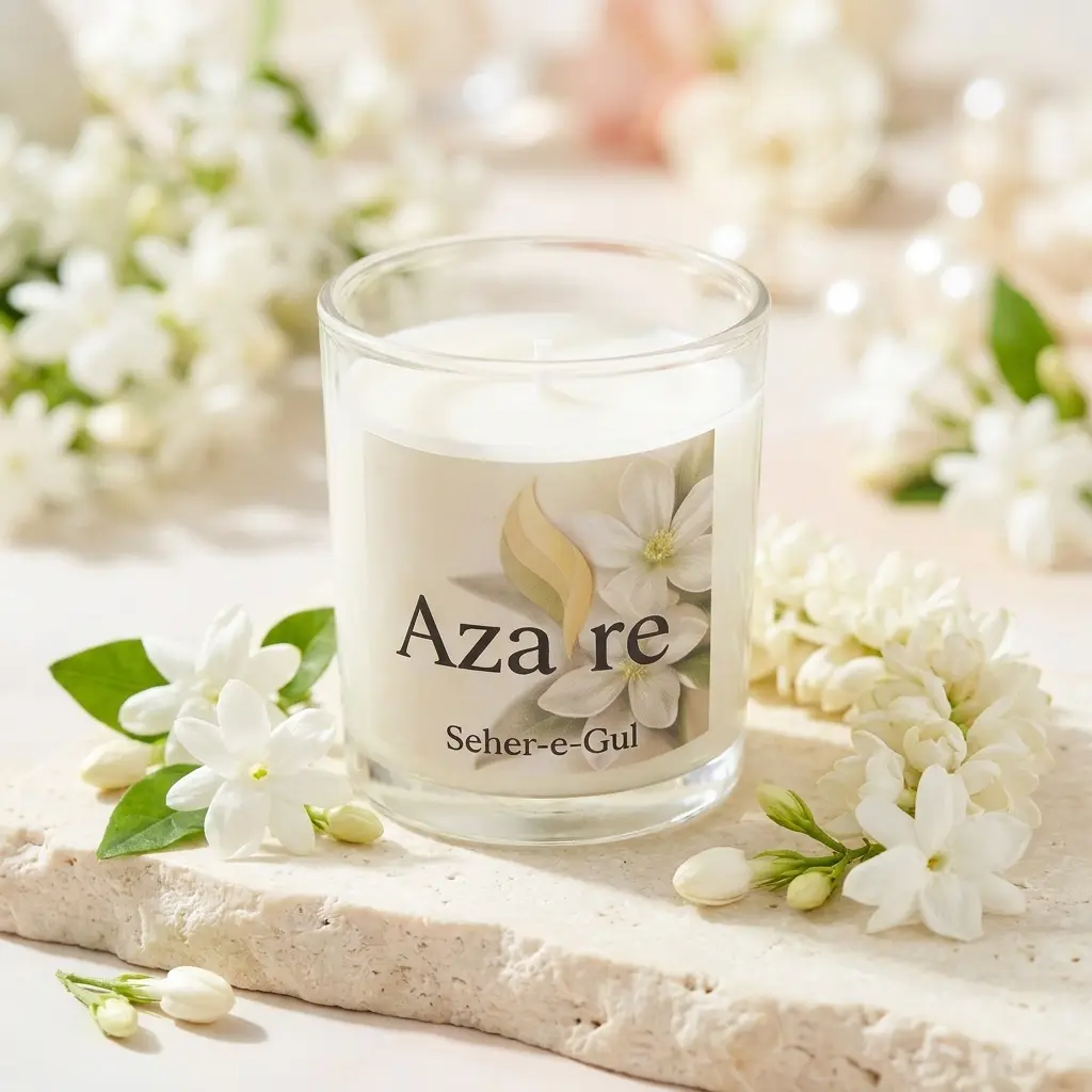 Azaire Jasmine Scented Candle
